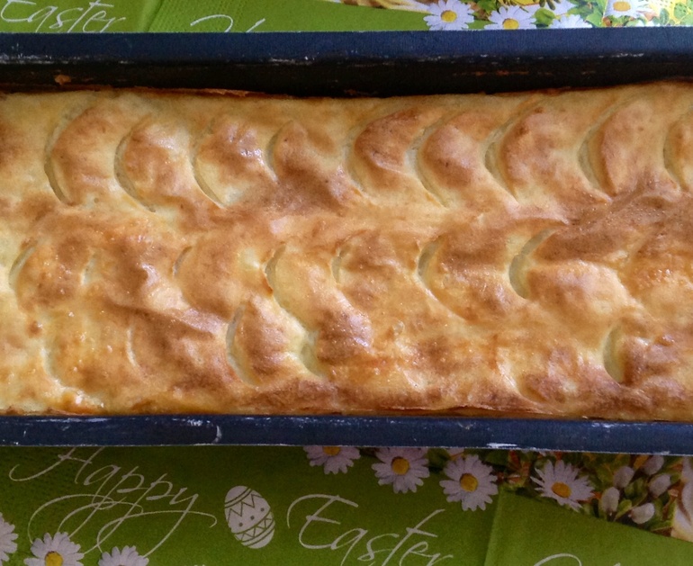 Запеканка картофельно-мясная.