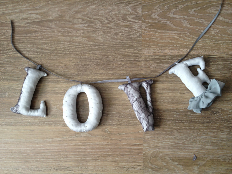 мягкие буквы для фотосессий