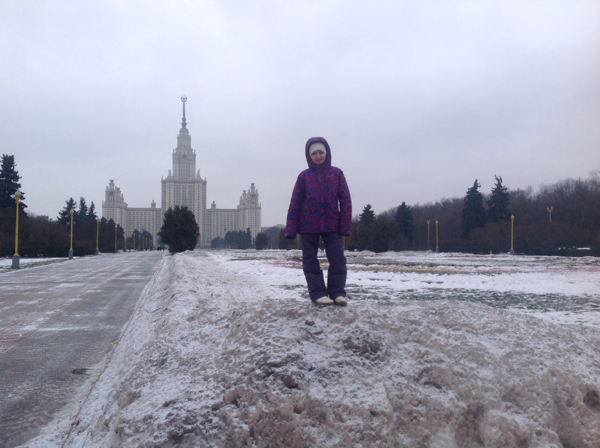 Младшая доченька Полина!