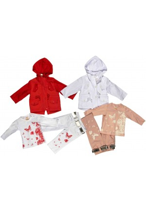 Детский комплект в наличии красный. Новый