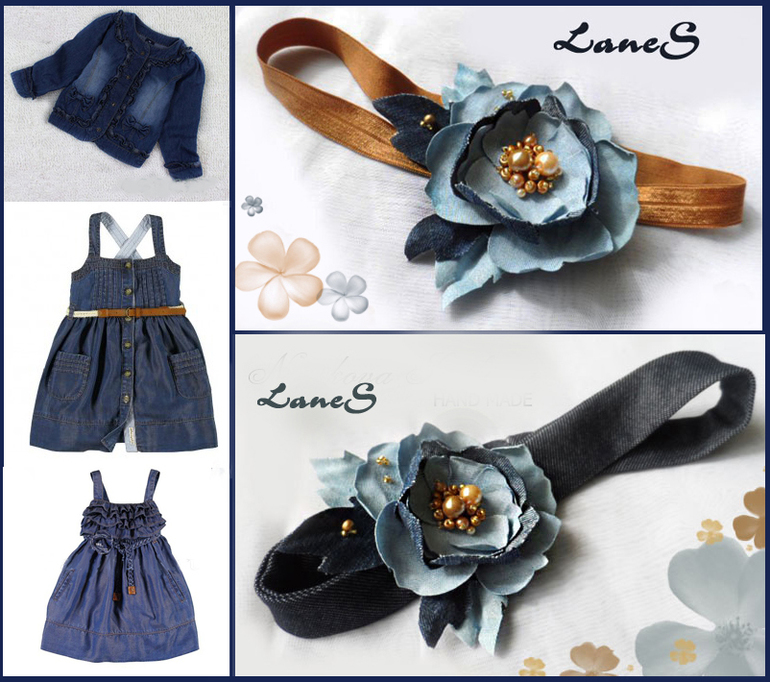 Эксклюзивыне повязочки на голову для маленьких модниц!