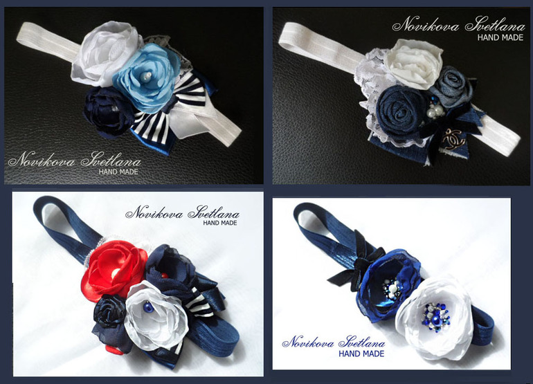 Эксклюзивыне повязочки на голову для маленьких модниц!