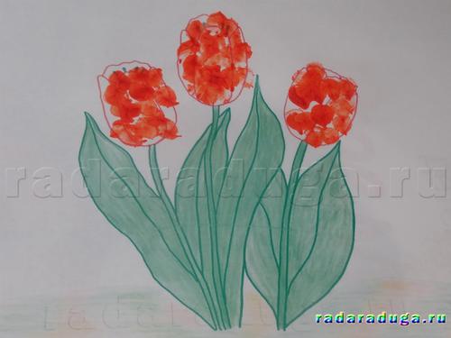 Тематическое занятие Тюльпан