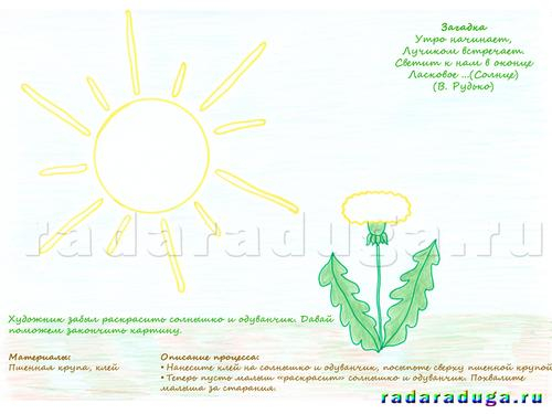 Тематическое занятие Весеннее солнышко