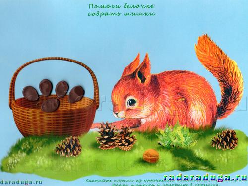 Тематическое занятие Шишки