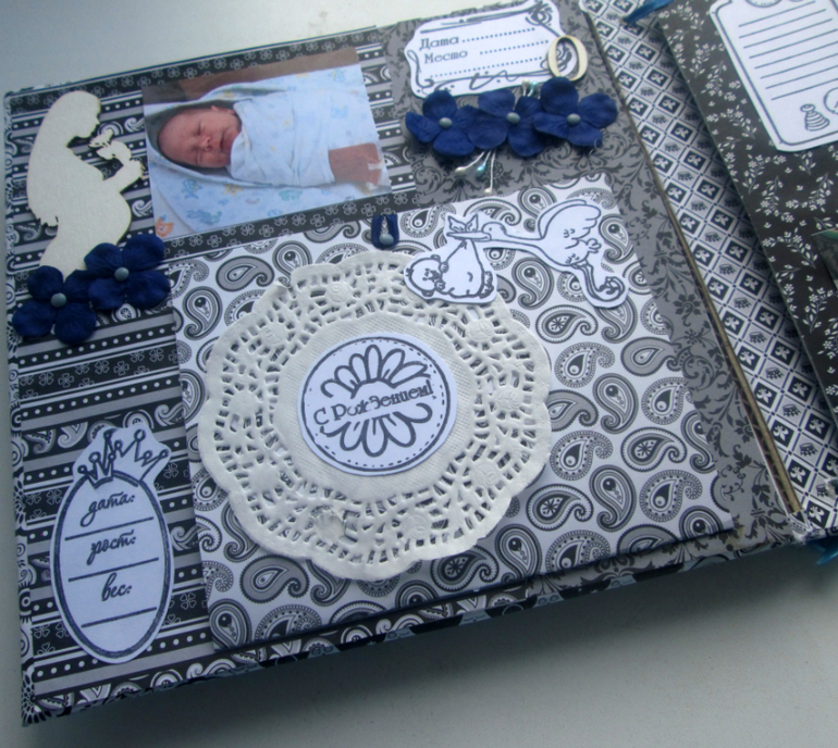 Cкрап альбом для моего племяша)