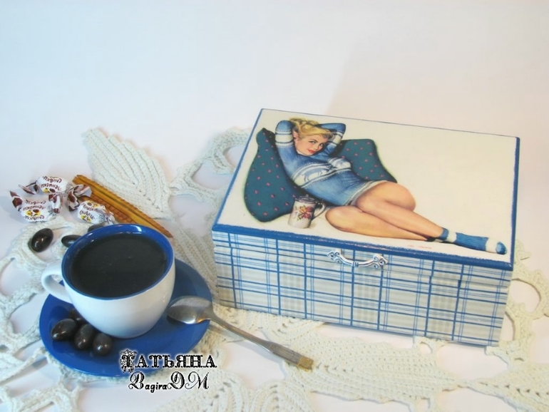 Чайная шкатулка, шкатулка для мелочей и досочки на закуску)))