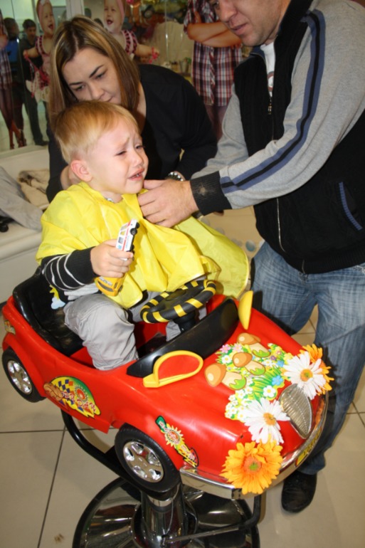 Стрижка в детской парикмахерской