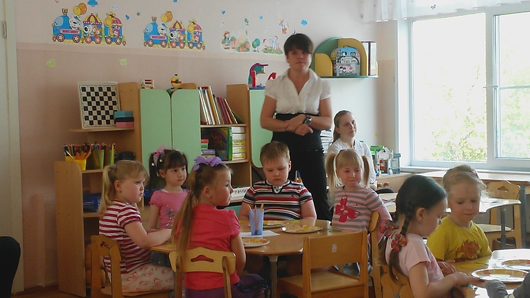 открытый урок в саду