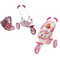 Смотрите какая милая коляска для кукол!