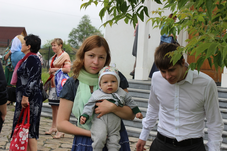 Покрестили лапулю!