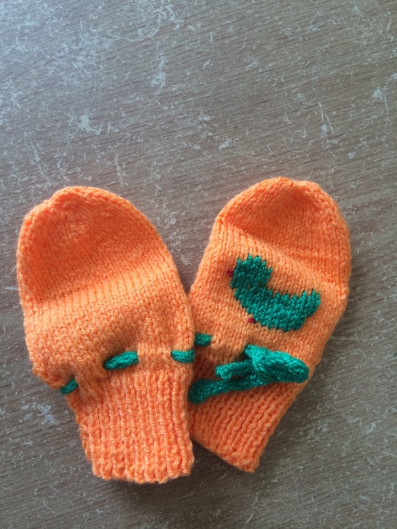 варежки для самых маленьких. фото+ описание
