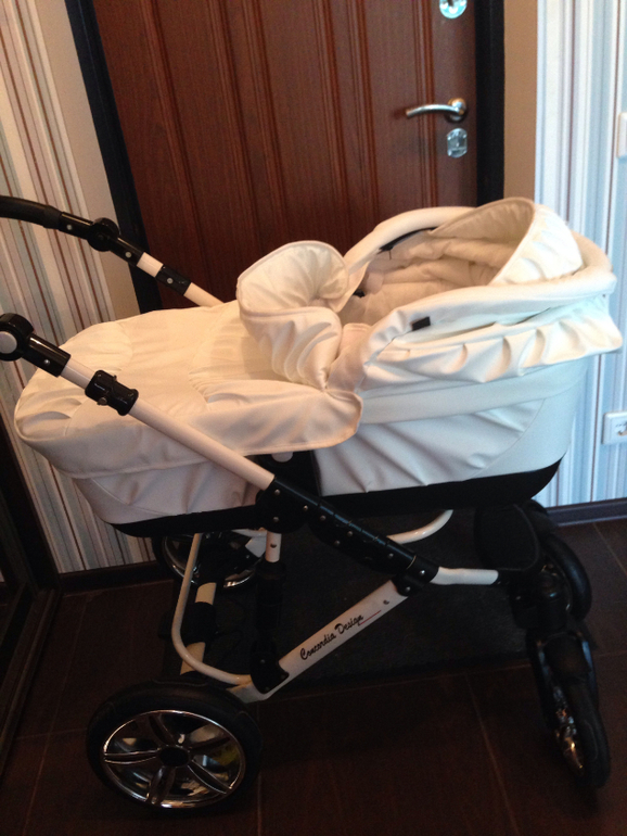 Коляска concordia design glamour кожа