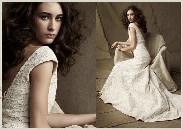 Интересные ажурные свадебные платья. Подборка