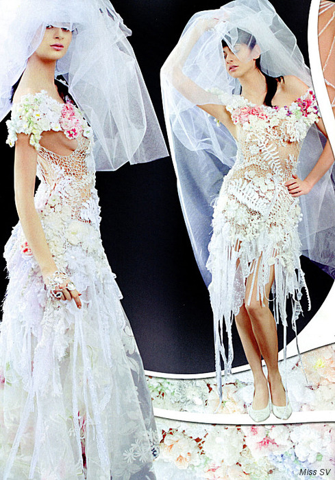 Интересные ажурные свадебные платья. Подборка