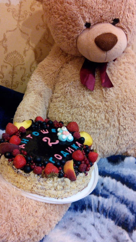 Заказывали мальчику на 2 годика)