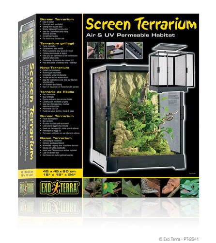 Террариум из металлической сетки с дверцами