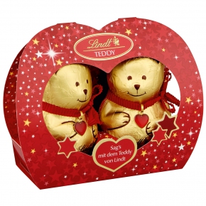 Фигурный шоколад Lindt золотой Медвежонок