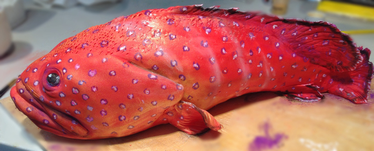 Торт для любителя подводной охоты)