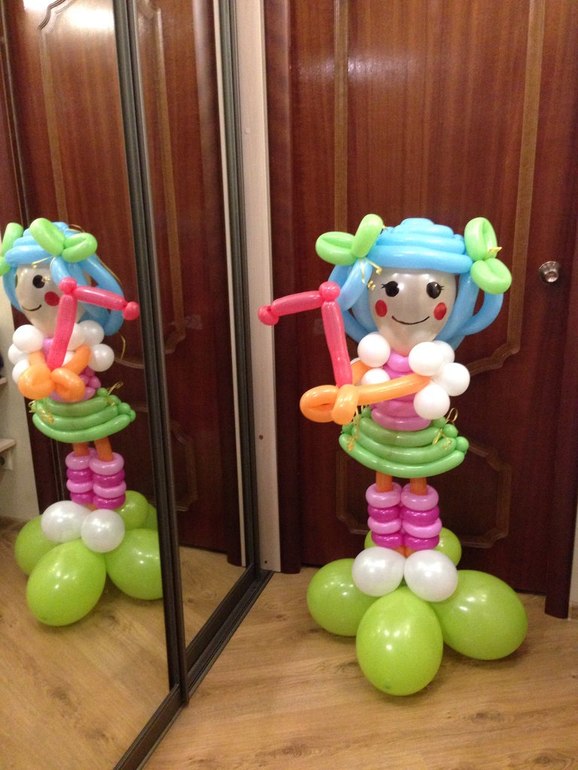 Лалалупси из воздушных шаров
