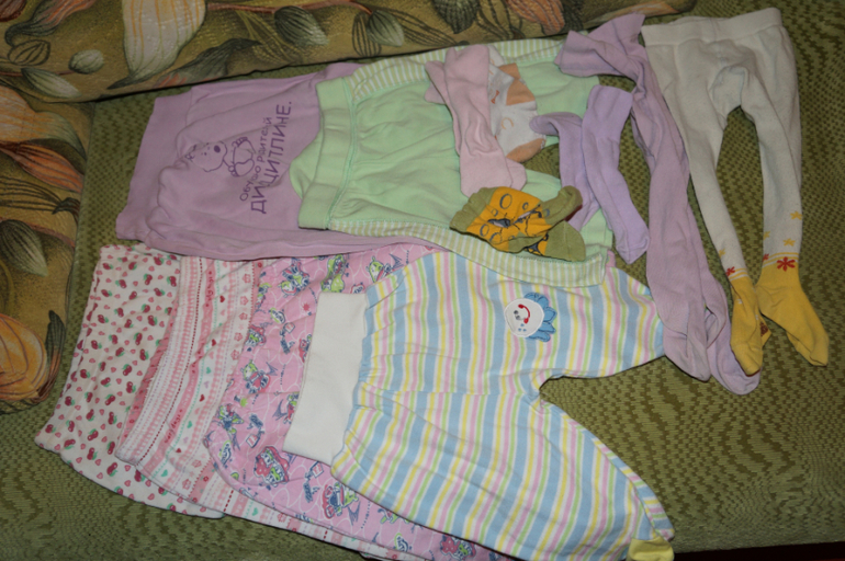 пакет вещей на девочку 56-68