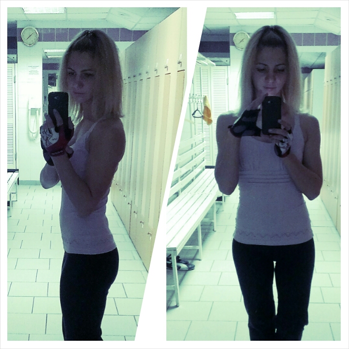 В раздевалке не зеркало, а мульти-уменьшитель какой-то)))