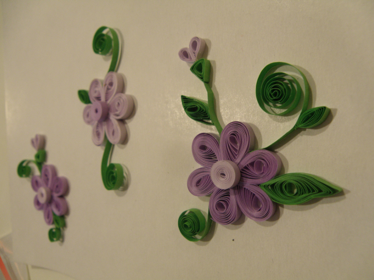 Первые пробы в квиллинге