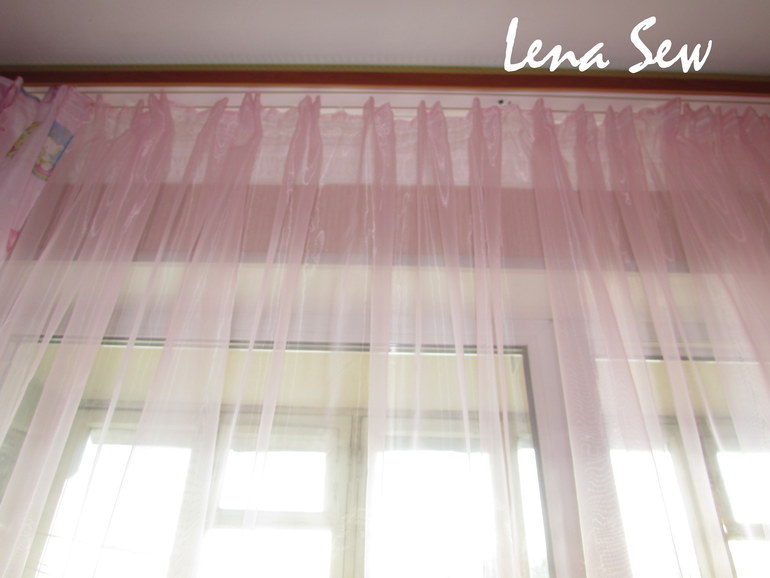 Шторки на тесьме