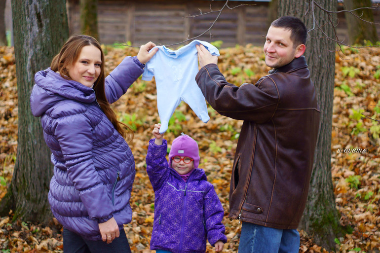 Осенняя прогулка или мои последние беременные деньки