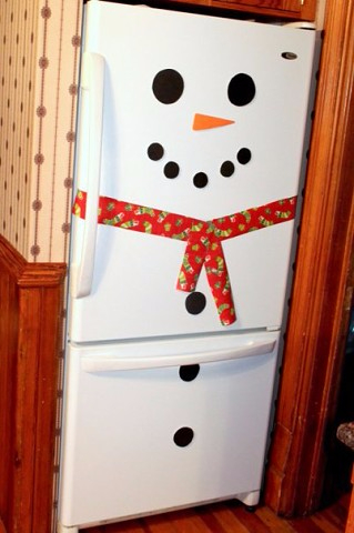 Магниты на холодильник Снеговик