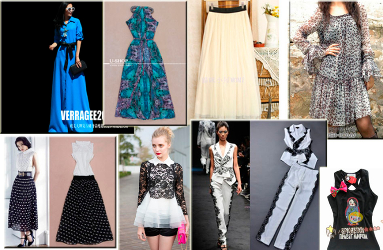 Большой пристрой одежды