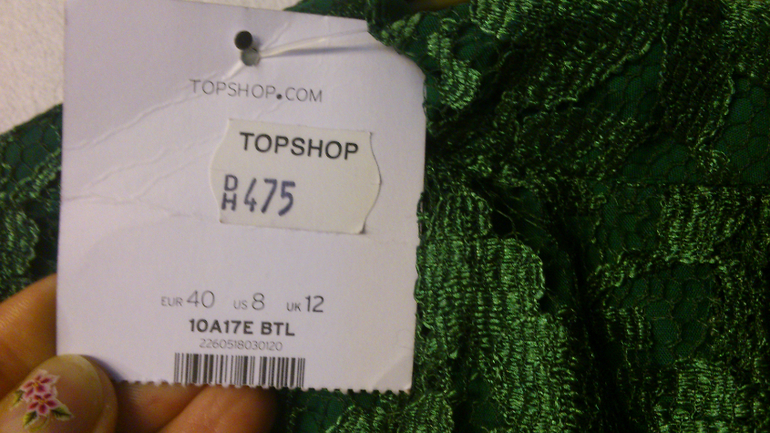 Новое, оч.красивое фирменное платье TOPSHOP ,куплено в Dubai Mall , цена 5000руб.