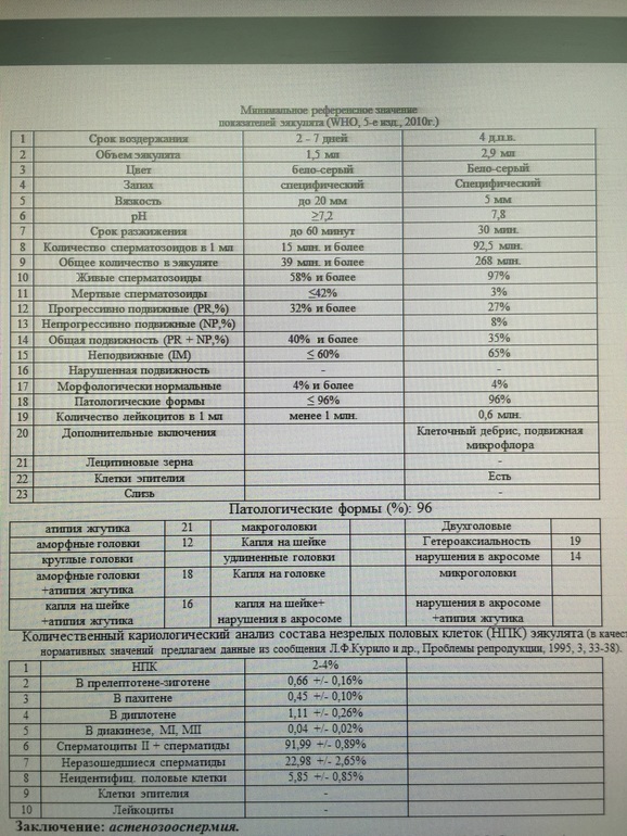 Заключение андролога для эко образец мужчине