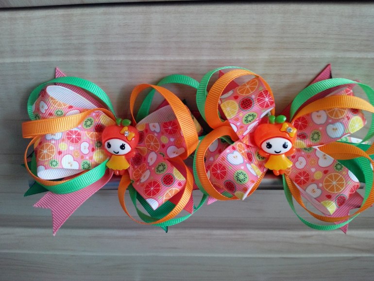 Бантики из репсовых лент