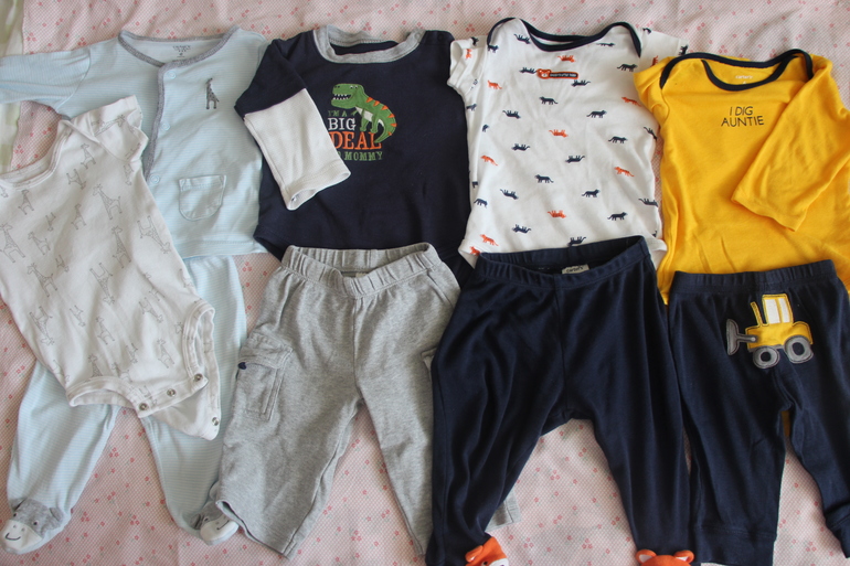Пакет вещей на мальчика 3-6 месяцев Next, Gymboree, Carters
