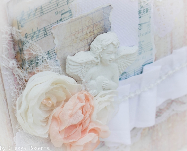 Блокнот в стиле шебби