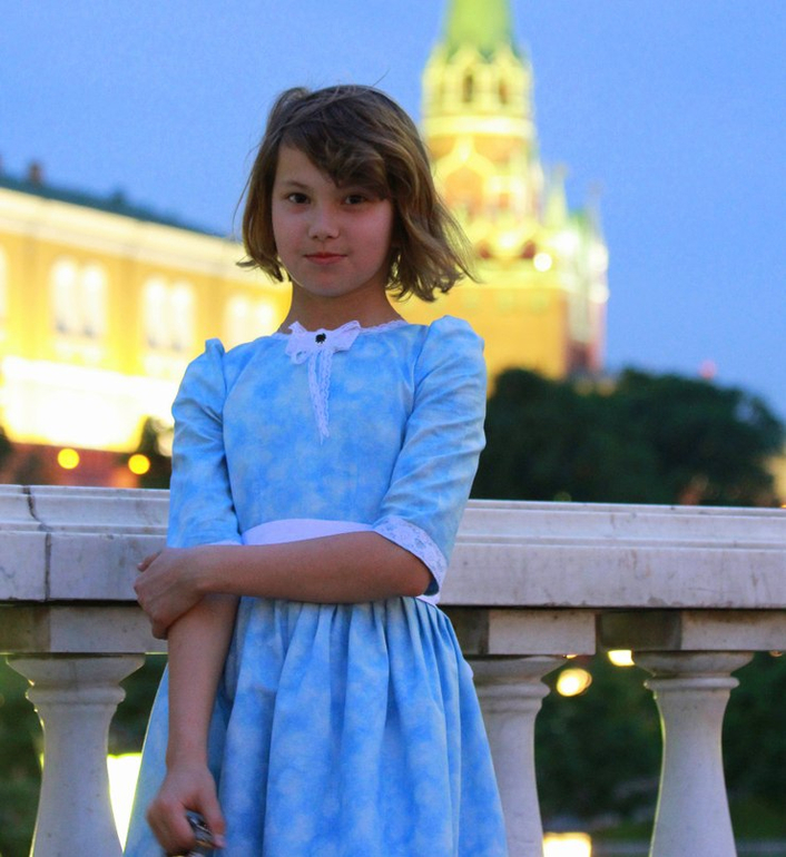 Маленькая принцесса Анюта в голубом Облаке!