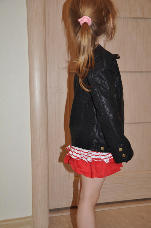 Куртка из эко кожи ZARA р4-5 (110)