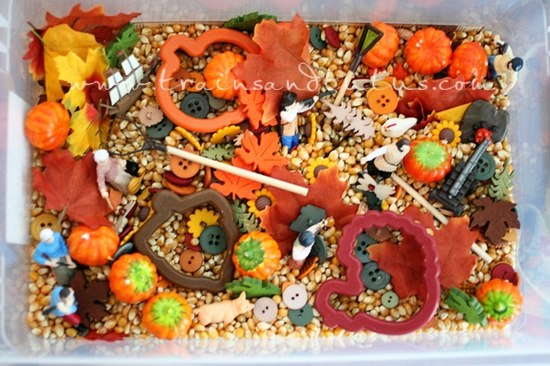 Сенсорная коробка - осень.