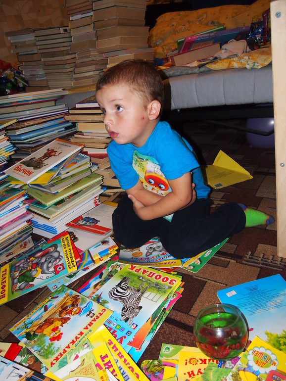 Осенняя закупка книг для Вовика