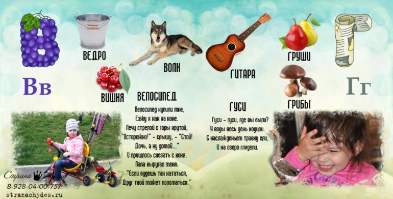 Фотокнига-азбука с участием вашего ребенка.