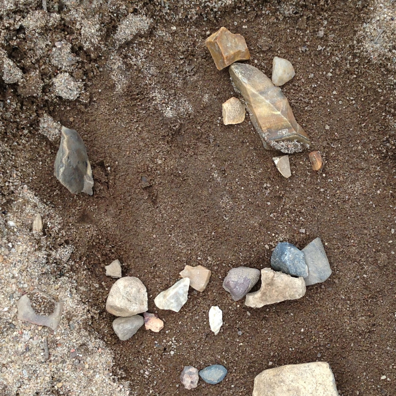 Письма камнями