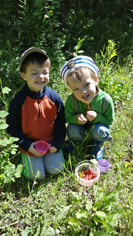 А мы обживаем дачку