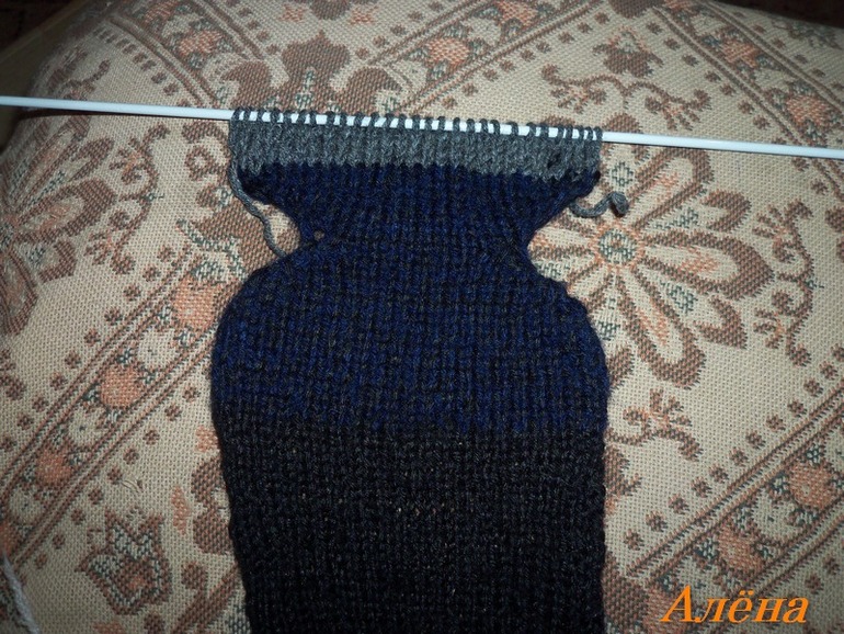 Носки на 2-ух спицах. МК.