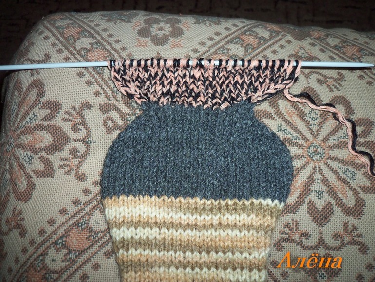 Носки на 2-ух спицах. МК.