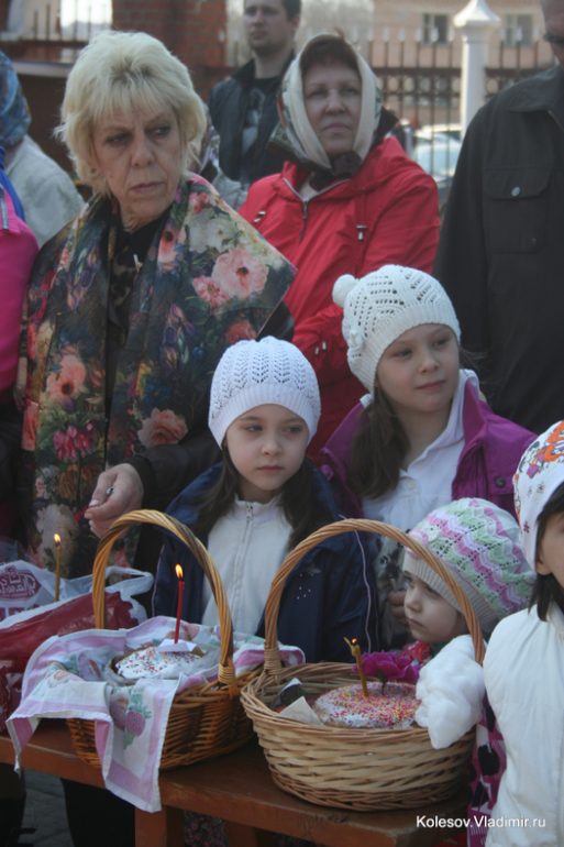 Как мы ходили в Храм куличи святить
