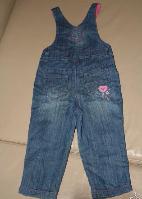 Комбинезон б/у джинсовый Mothercare 2-4 г. 600 руб. Москва