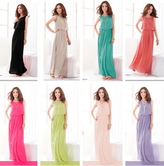 Шифоновое платье 8 цветов, цена 890 руб! Сразу на ваш адрес!