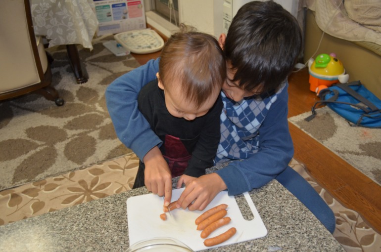 Готовим с детьми Макароны