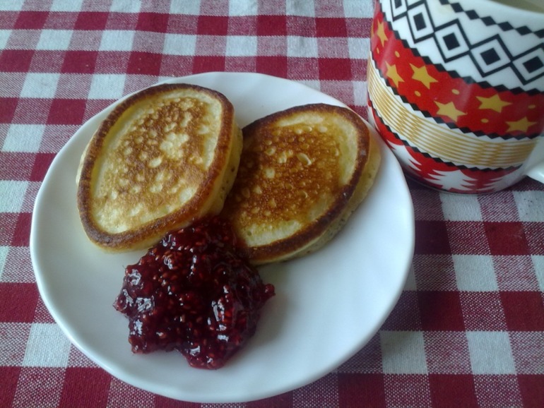 Оладки с пылу с жару